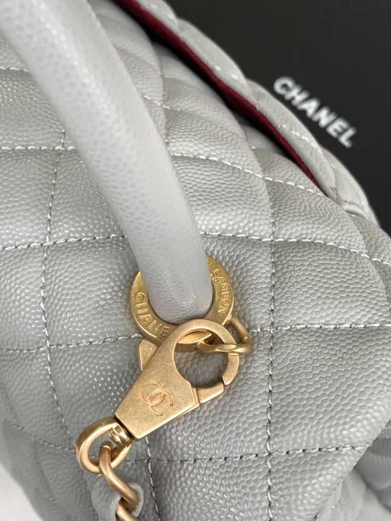 Ch**el top handle bags